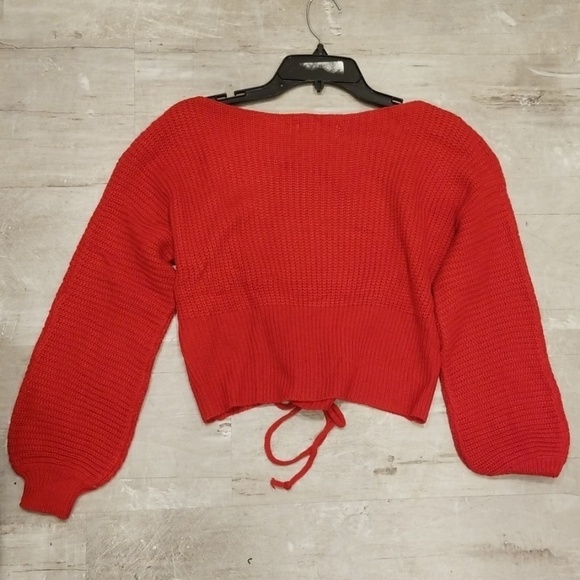 💕LF SEEK THE LABEL Chunky Corset Lace Up Sweater - Picture 8 of 8